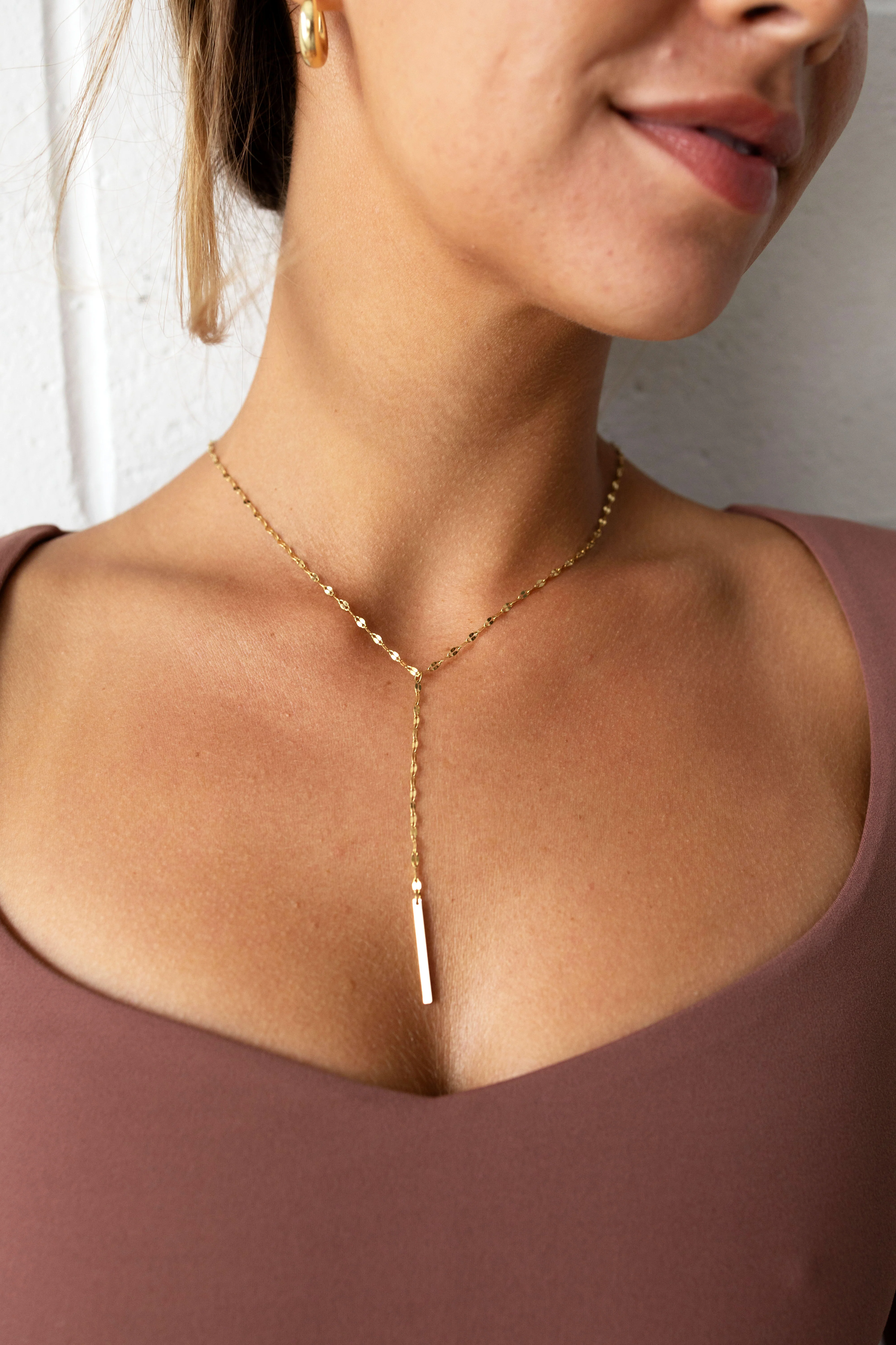 Alba Lariat Necklace - Image 2