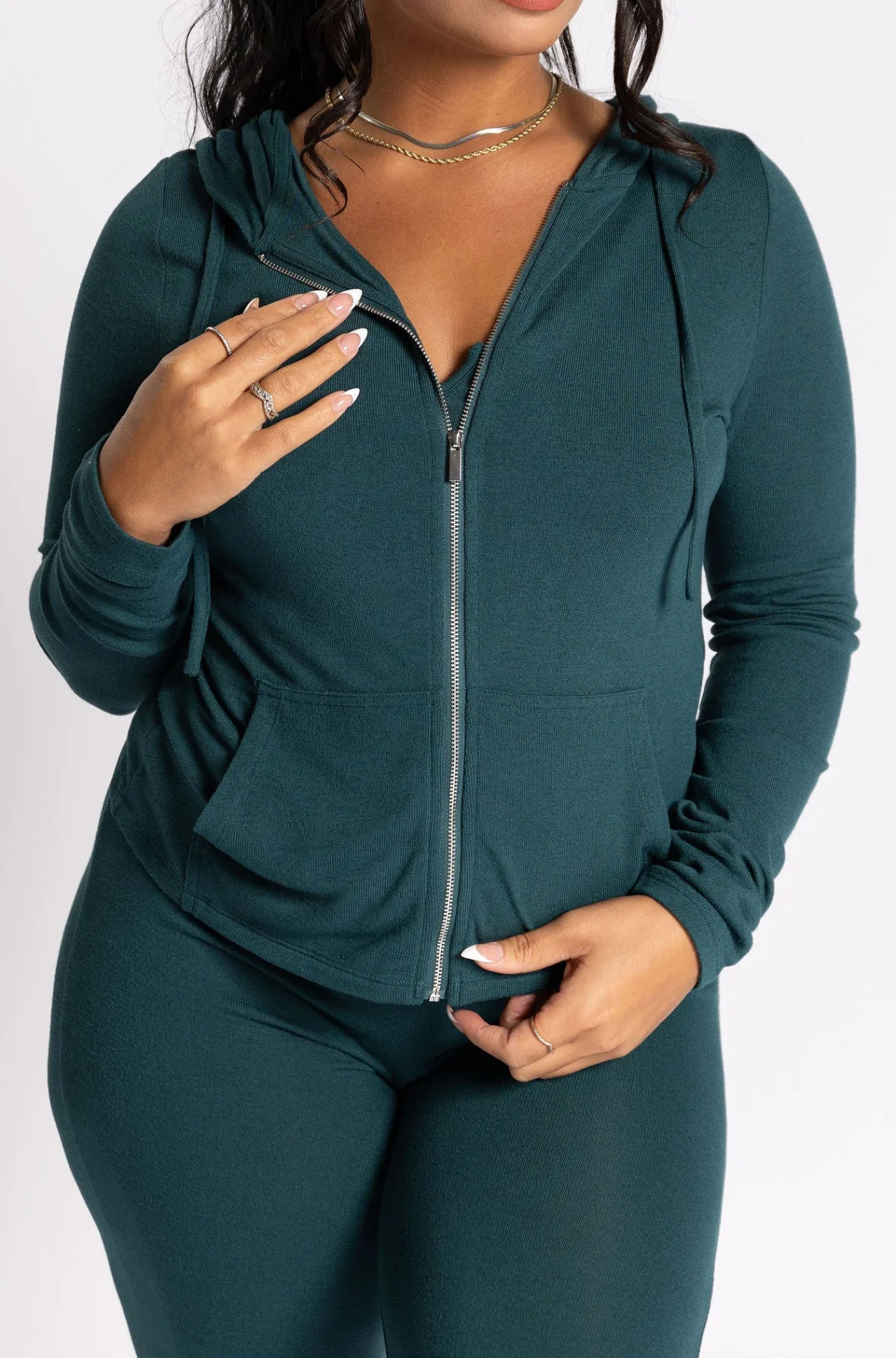 Lightweight Knit Zip Up - Image 8