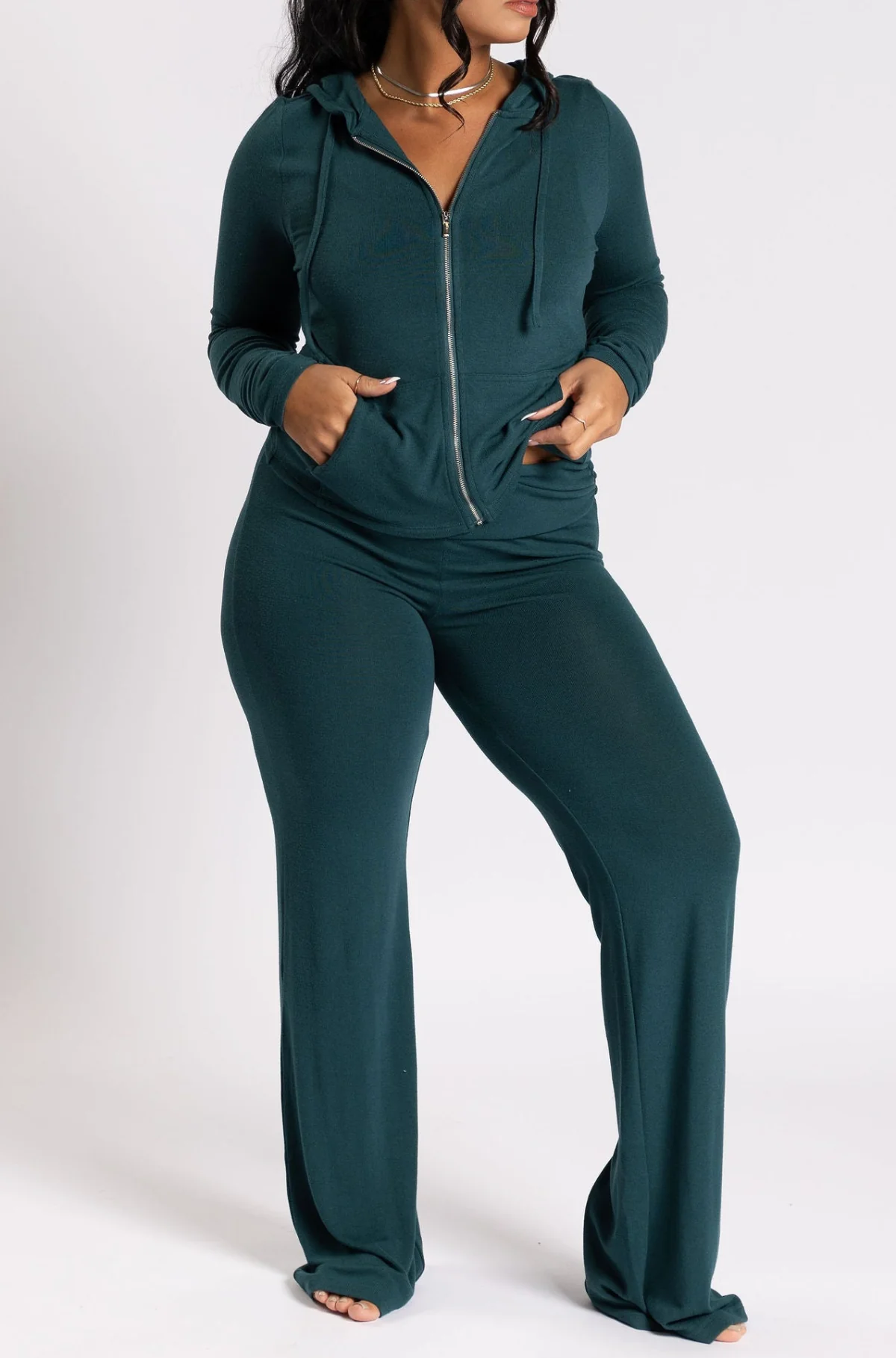 Lightweight Knit Zip Up - Image 9