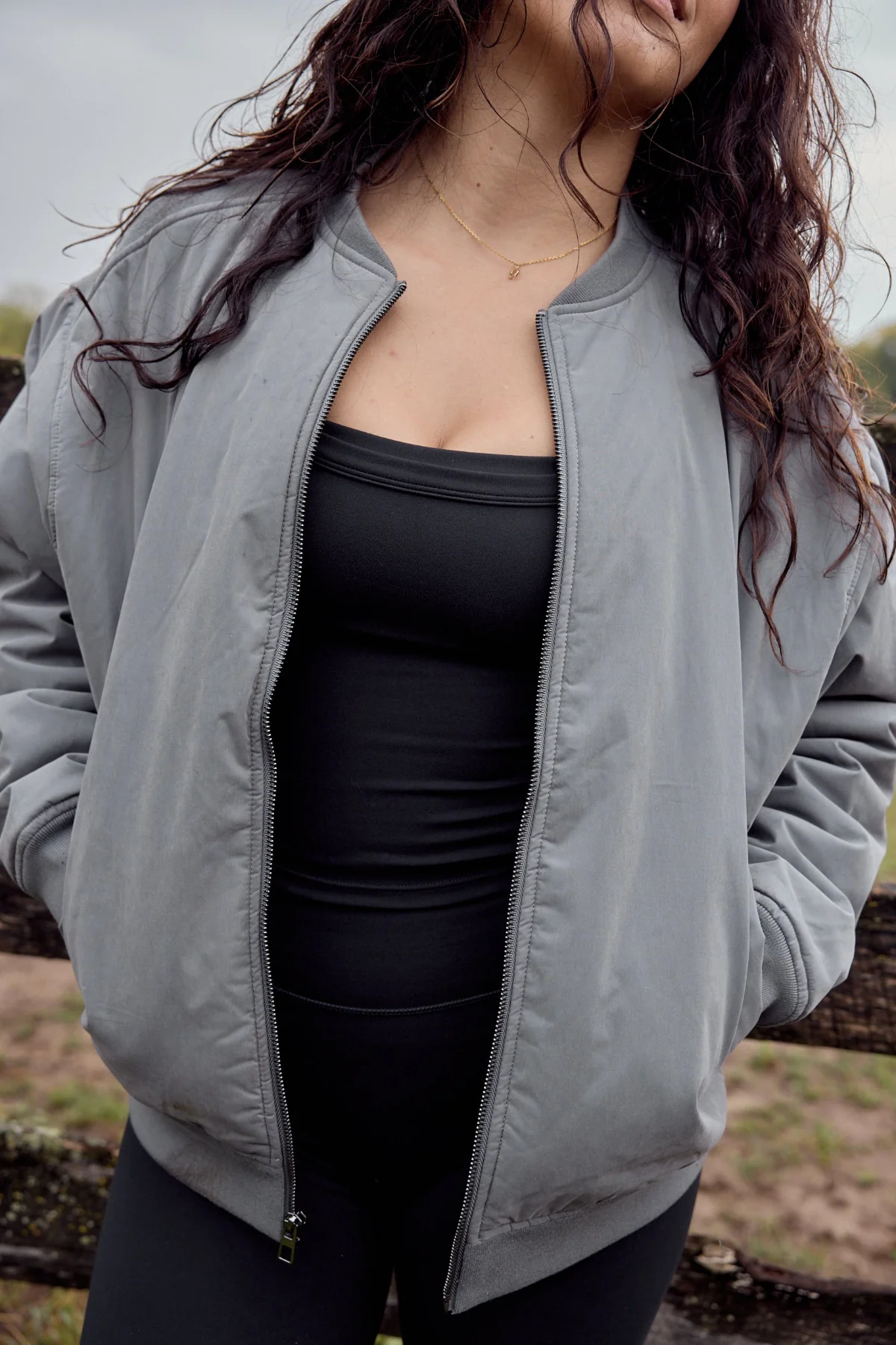 Sueded Bomber Jacket - Image 5
