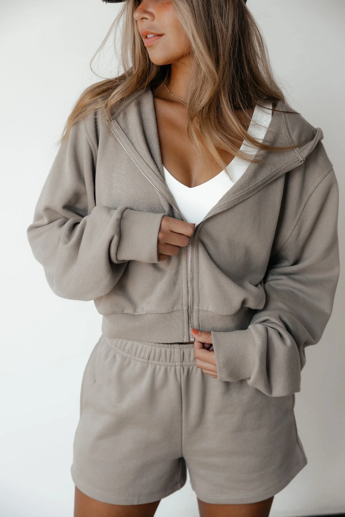 TERRYSOFT Cropped Zip Up - Image 11