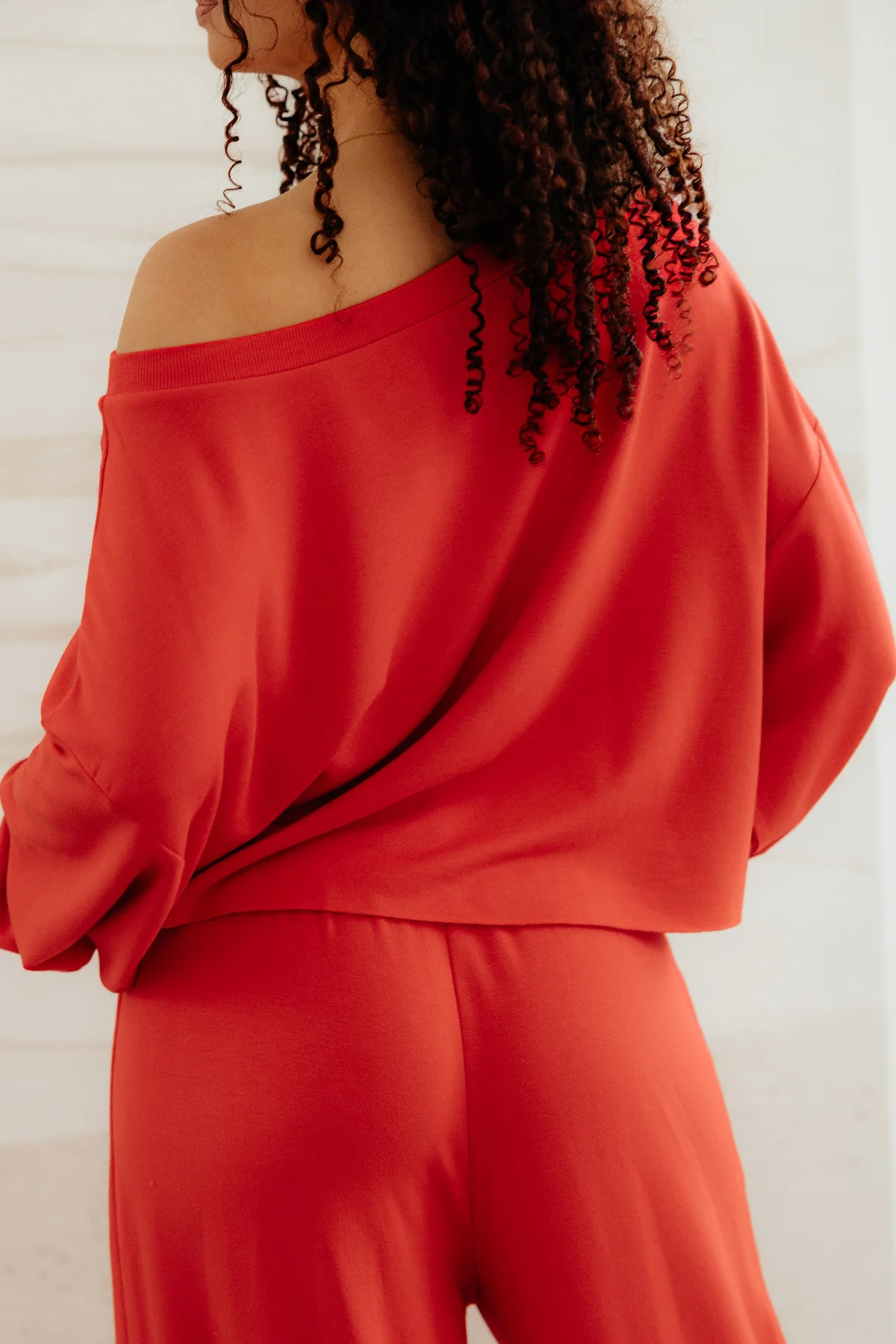 Weekend Fleece Off Shoulder Pullover - Image 12